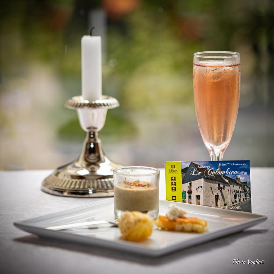 Logis Auberge Le Colombien - Hotel Et Restaurant Villandry Exteriör bild