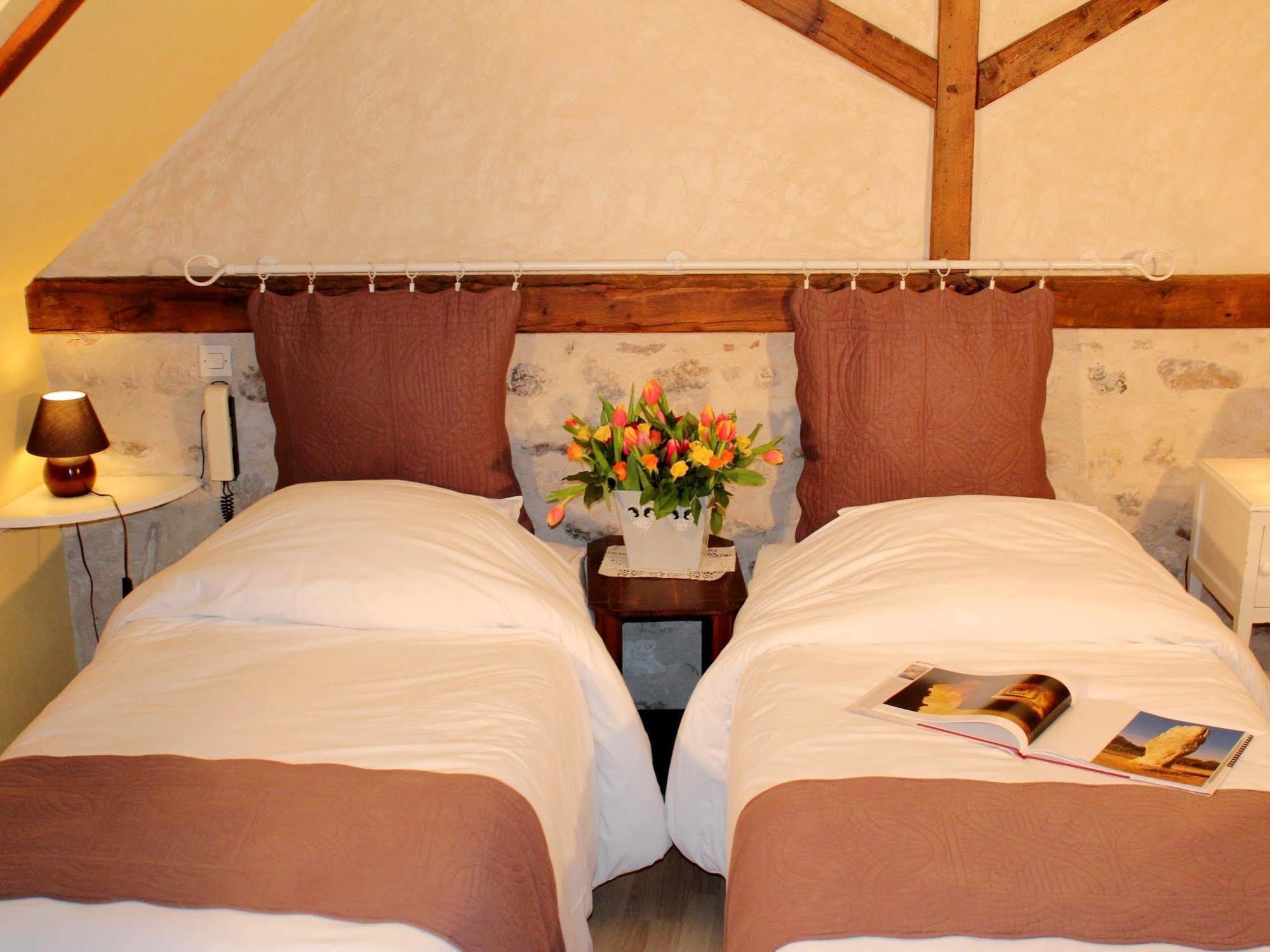 Logis Auberge Le Colombien - Hotel Et Restaurant Villandry Exteriör bild
