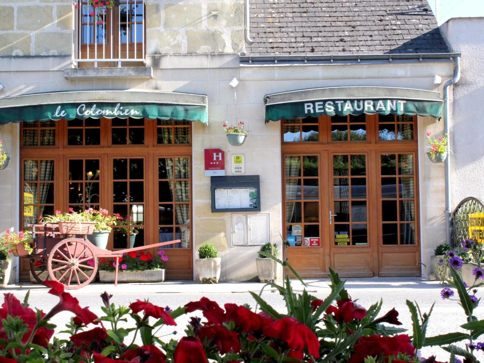 Logis Auberge Le Colombien - Hotel Et Restaurant Villandry Exteriör bild